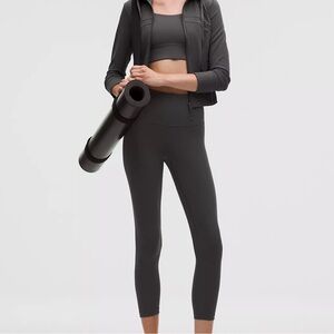 lululemon Align™ High-Rise Crop 23" Capri Charcoal leggings